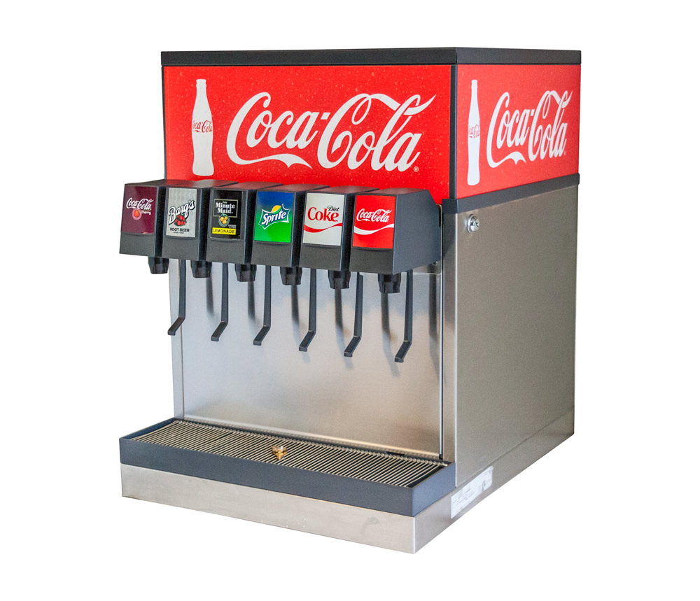 Illustrative example of fountain drink vending machine
