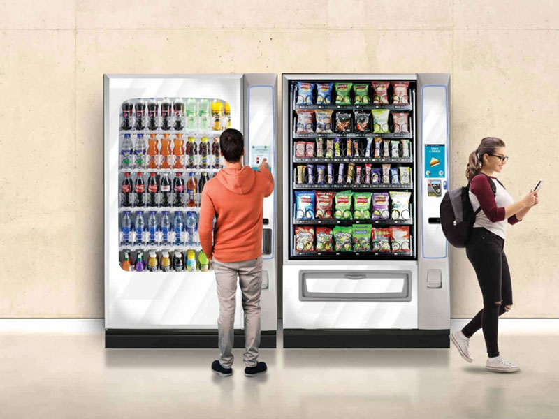 Illustrative example of free vending machine