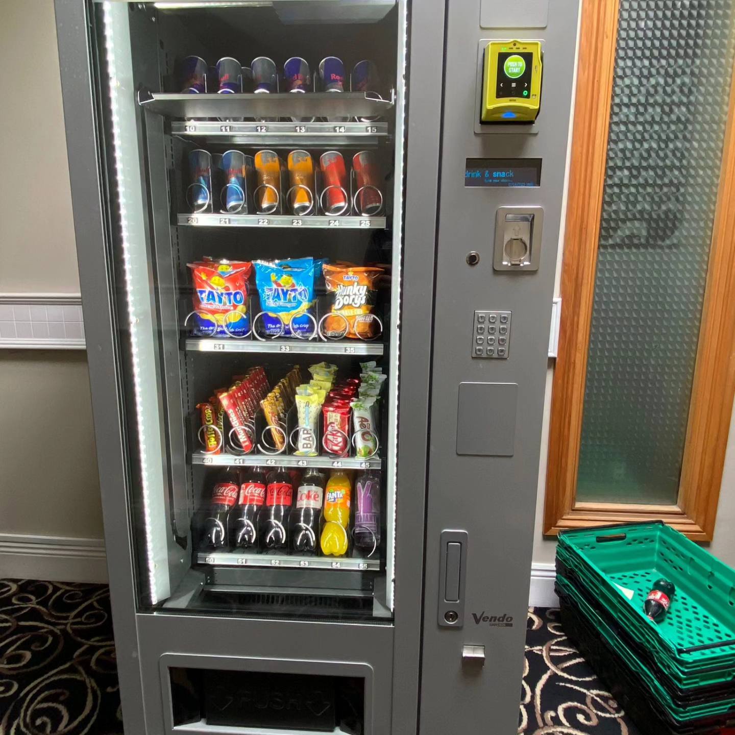 Illustrative example of free vending machine