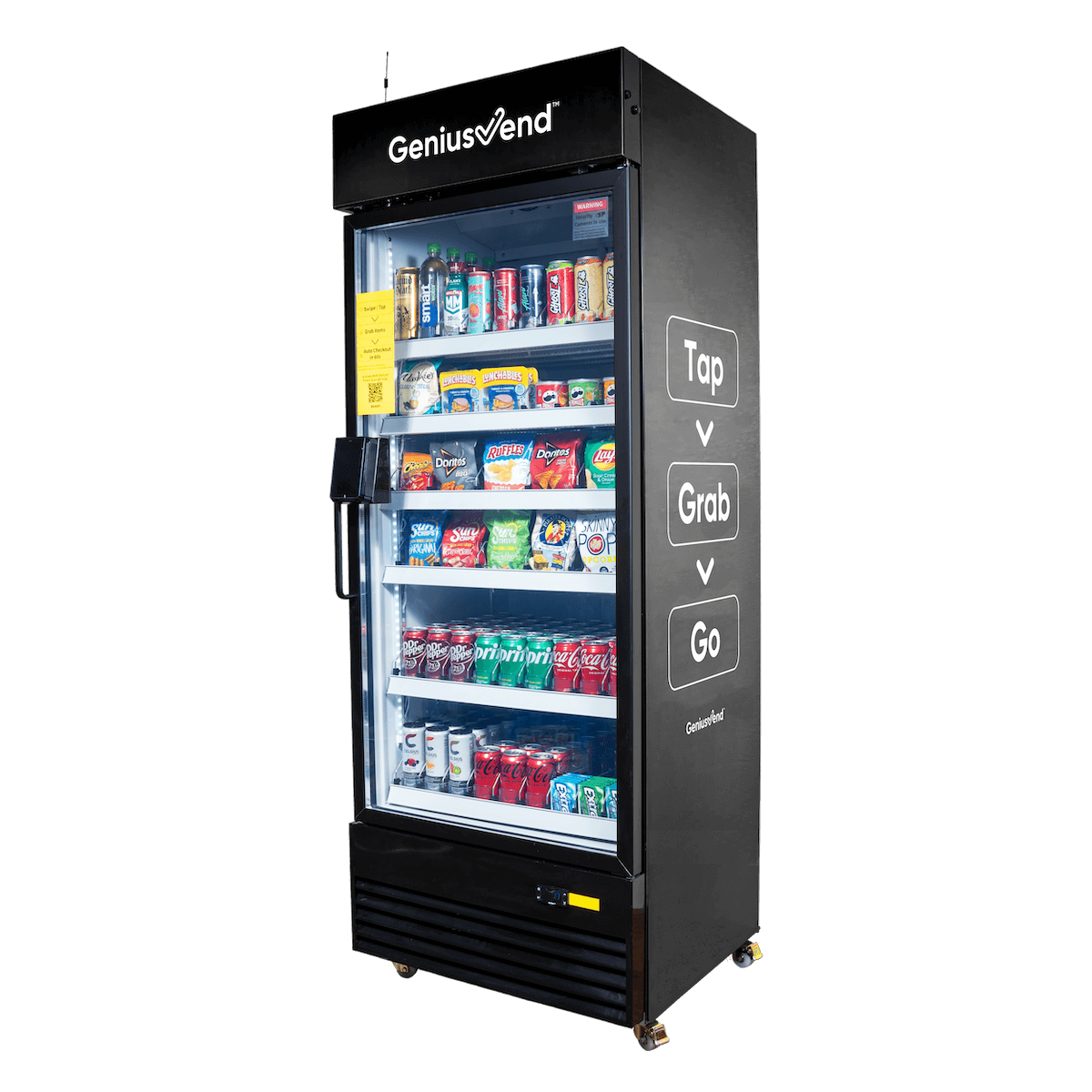 Illustrative example of freezer vending machine