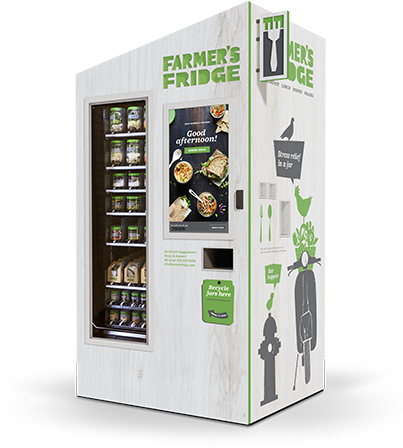 Illustrative example of fresh vending machine