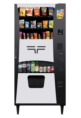 Illustrative example of futura vending machine