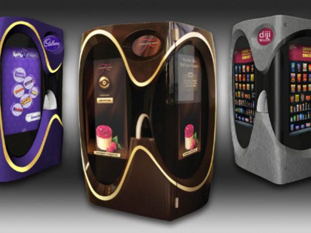 Illustrative example of future vending machines