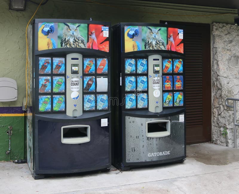 Illustrative example of gatorade vending machine