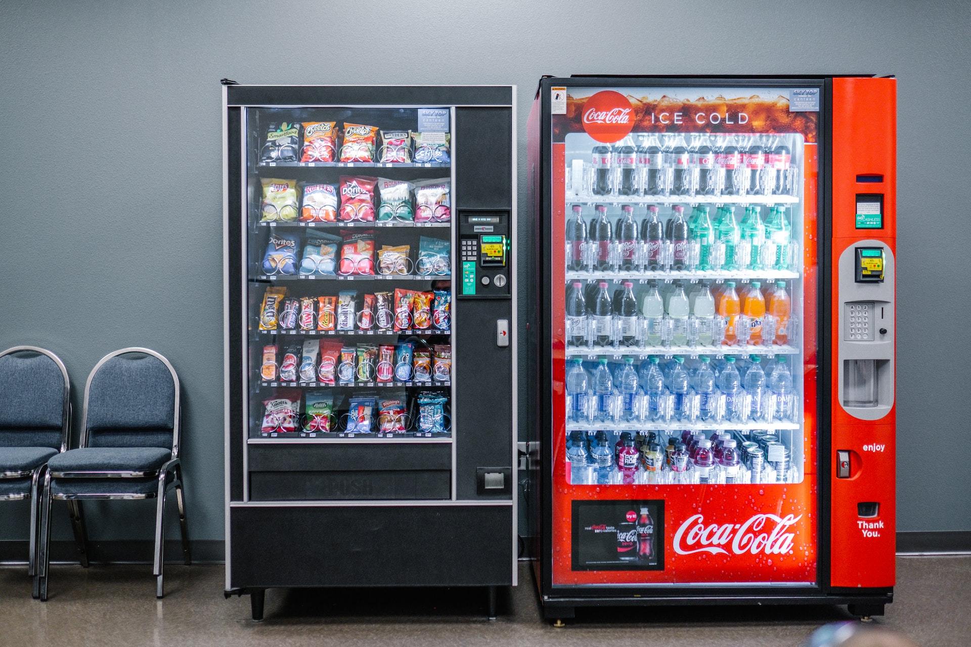 Illustrative example of good vending machine locations