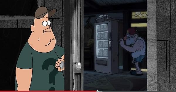 Illustrative example of gravity falls vending machine code