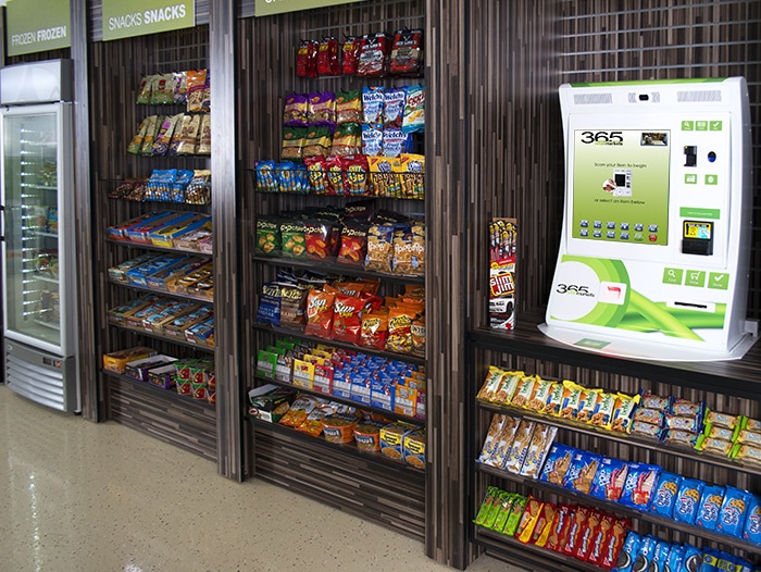 Illustrative example of grocery vending machine