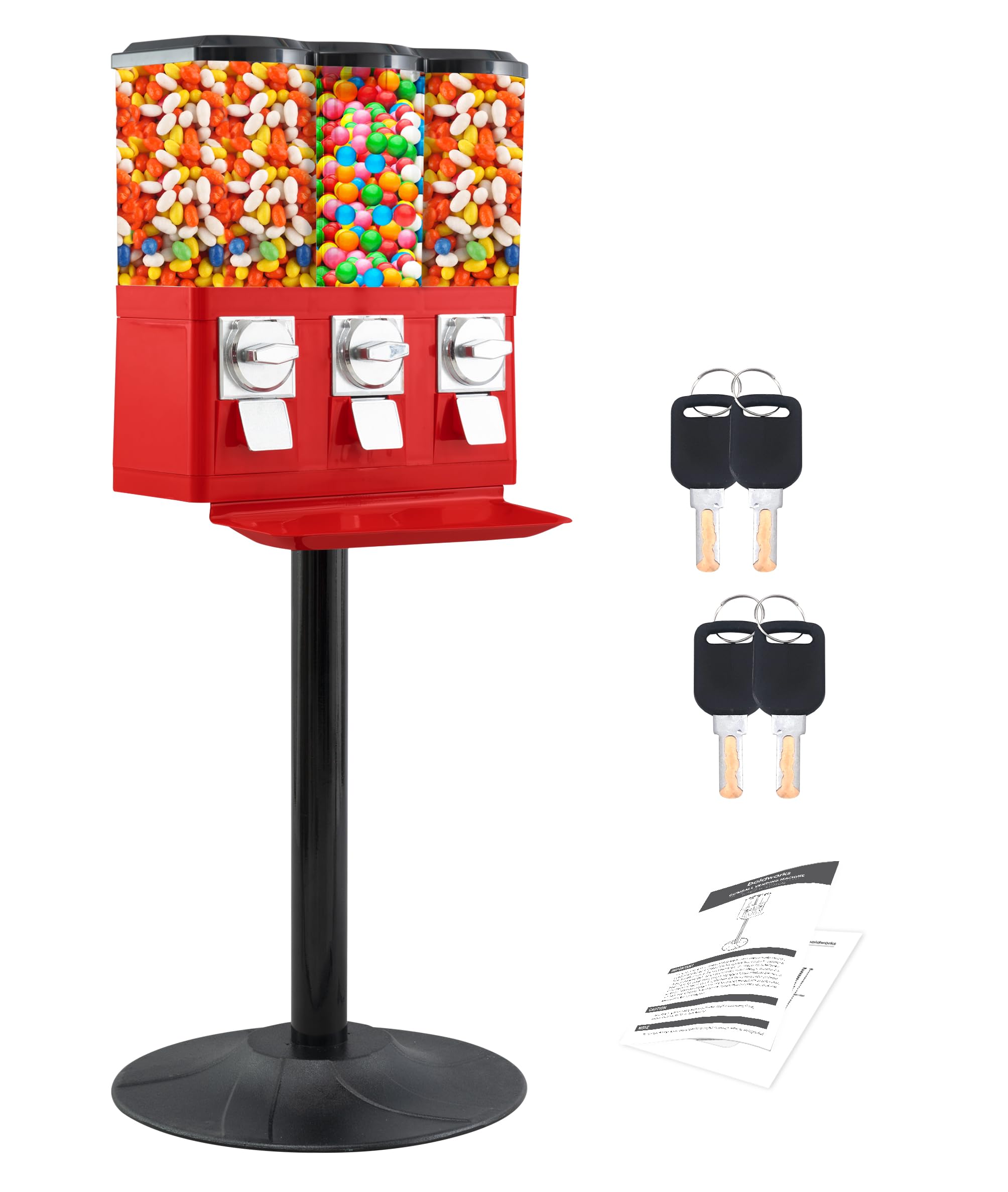 Illustrative example of gumball vending machines