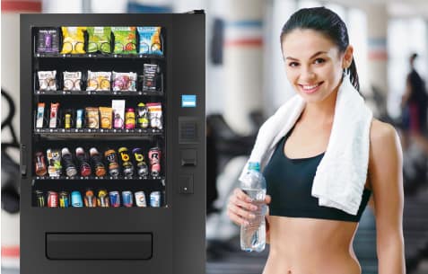 Illustrative example of gym vending machine
