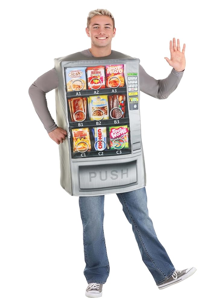 Illustrative example of halloween costume vending machine