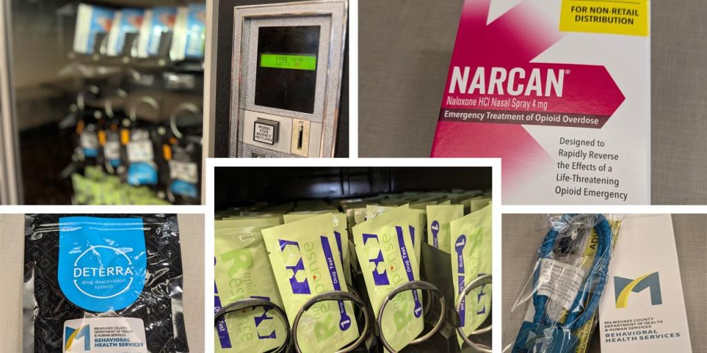Illustrative example of harm reduction vending machines