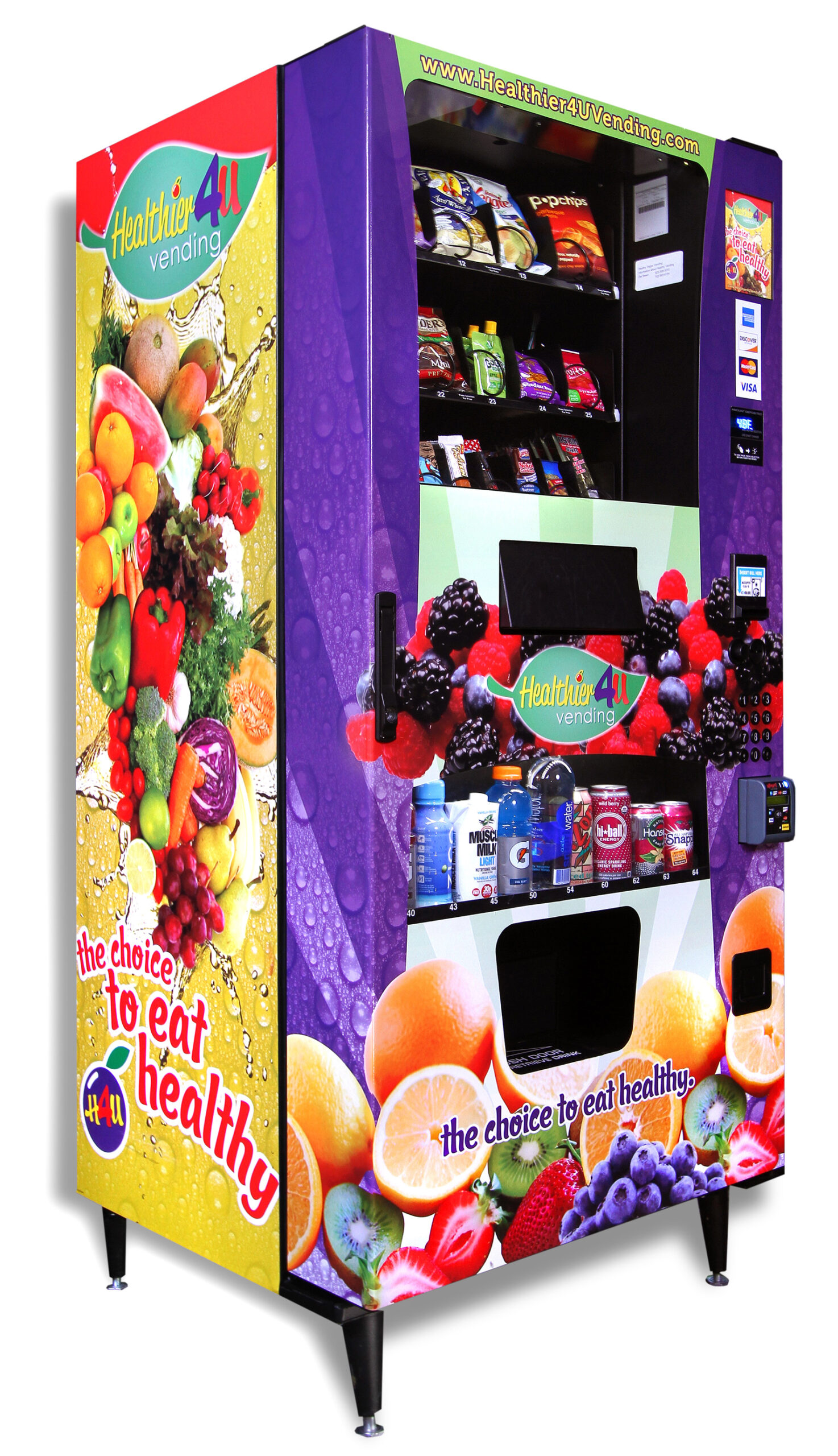 Illustrative example of healthy vending machine business