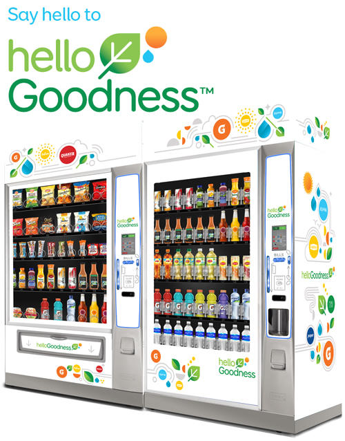 Illustrative example of healthy vending machine companies