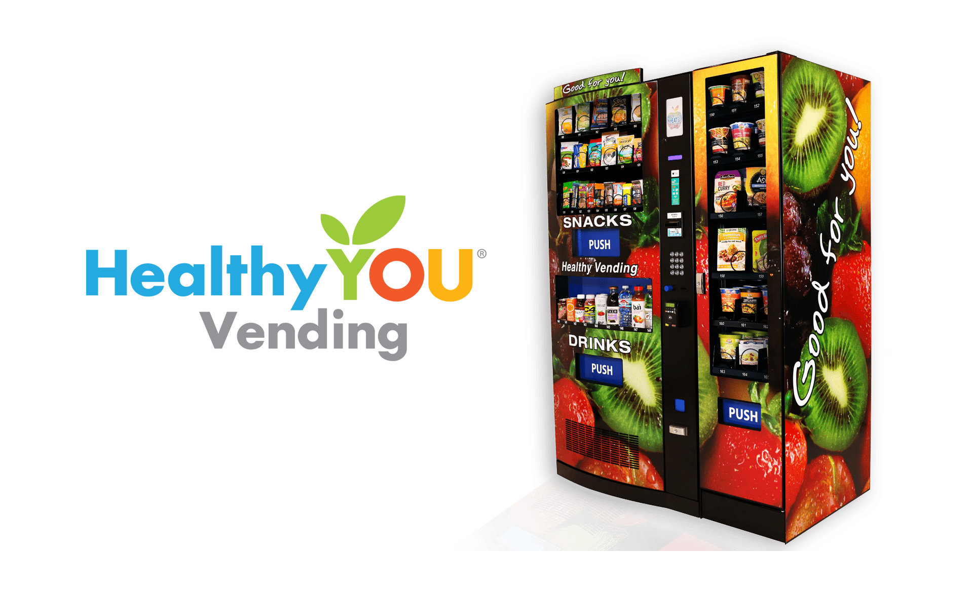 Illustrative example of healthy vending machine franchise