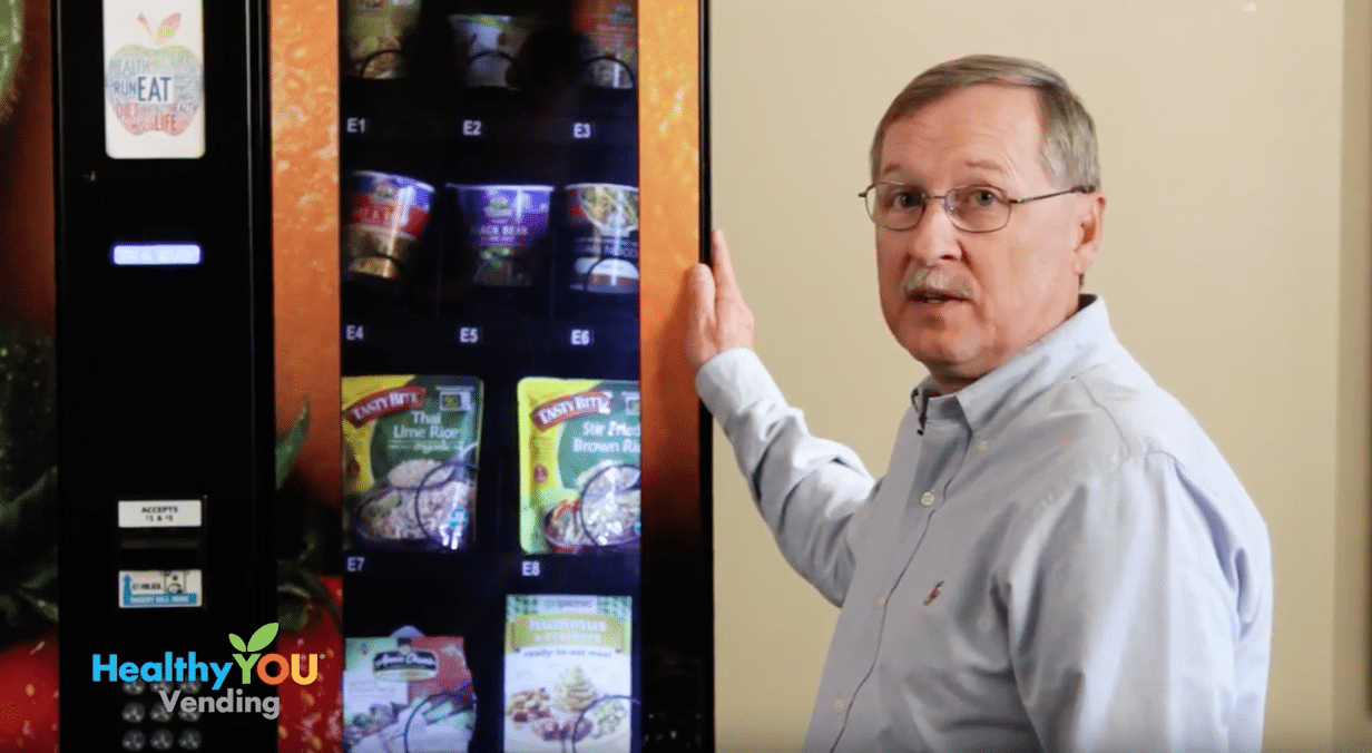 Illustrative example of healthy you vending machines