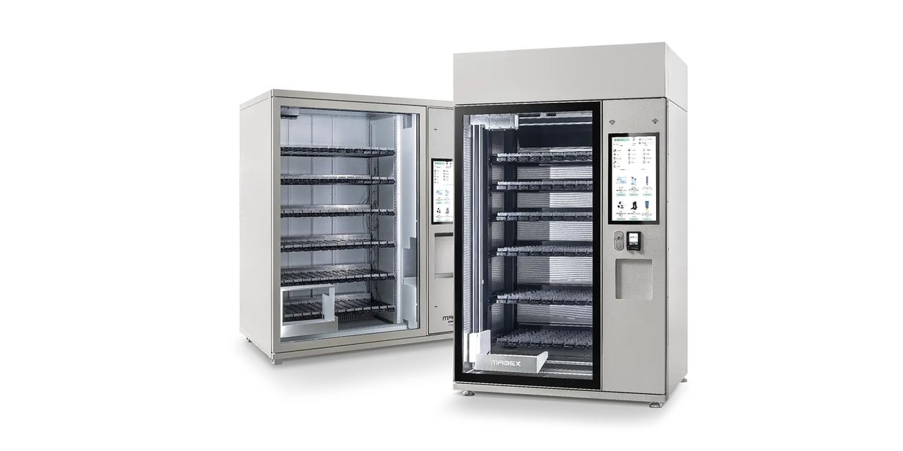 Illustrative example of high end vending machines