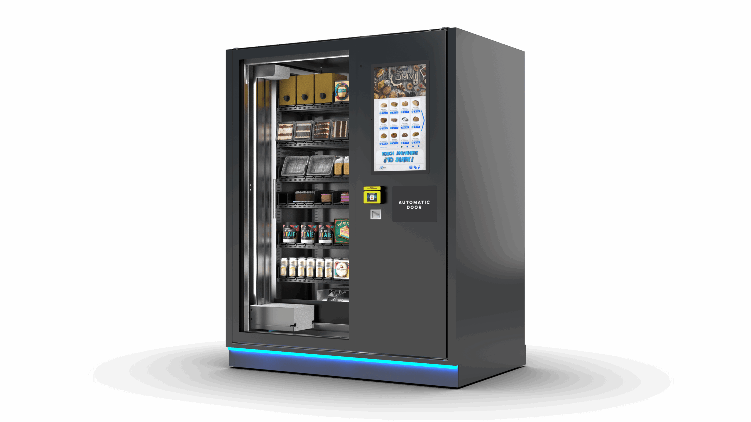 Illustrative example of high tech vending machine