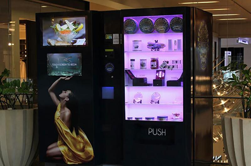 Illustrative example of high tech vending machine