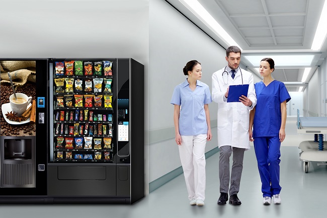 Illustrative example of hospital vending machines