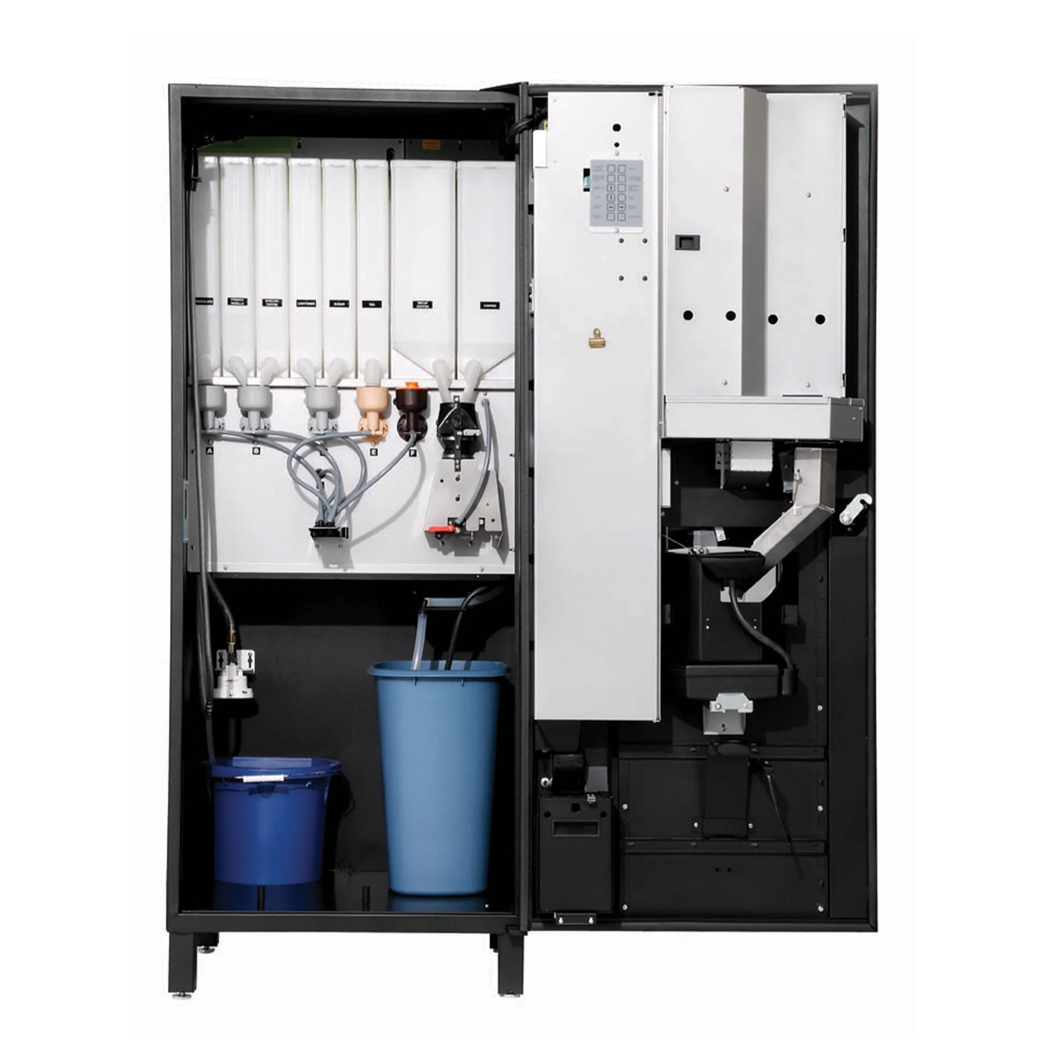 Illustrative example of hot beverage vending machine