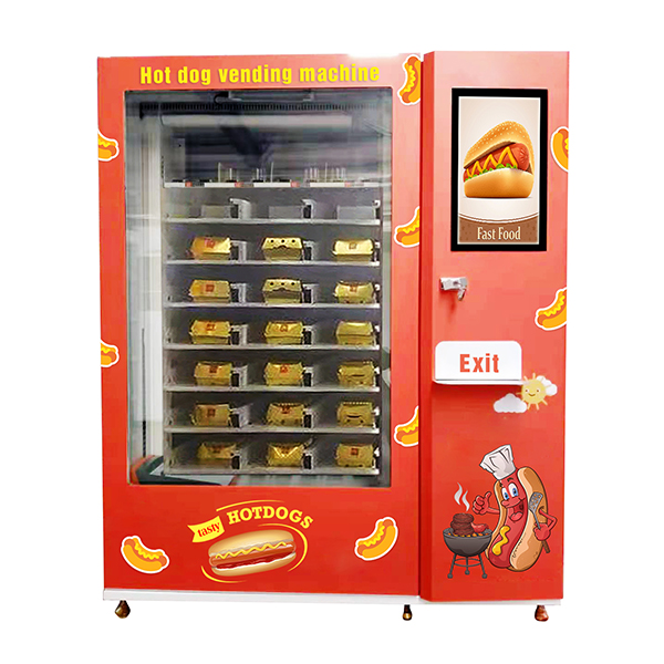 Illustrative example of hot dog vending machine