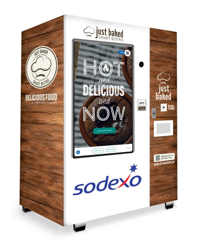 Illustrative example of hot vending machines