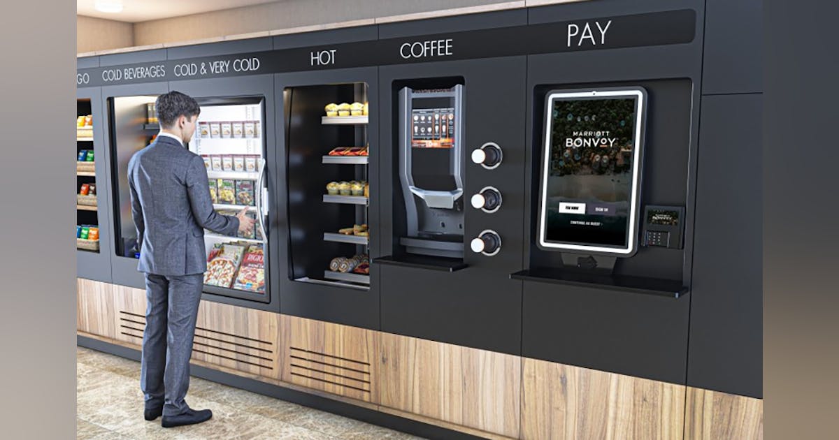 Illustrative example of hotel vending machine