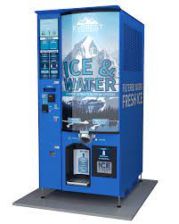 Illustrative example of ice and water vending machine
