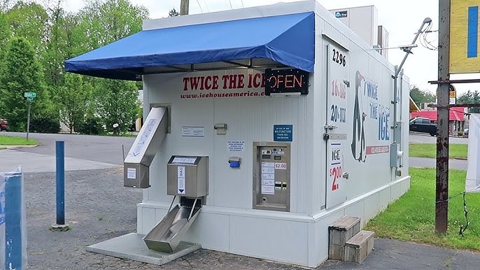 Illustrative example of ice making vending machines