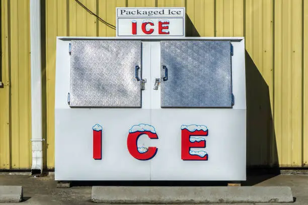 Illustrative example of ice vending machine cost