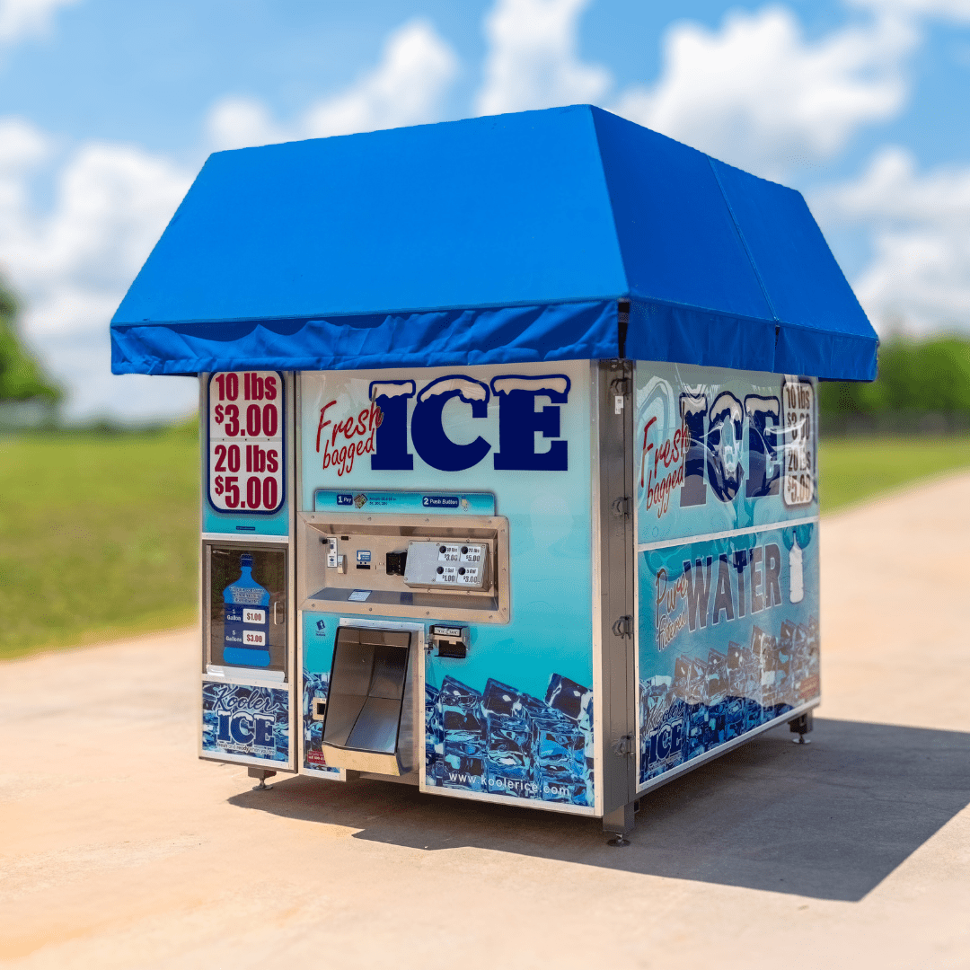 Illustrative example of ice vending machine price