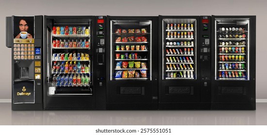 Illustrative example of images of vending machines