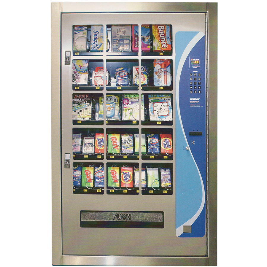 Illustrative example of in wall vending machine