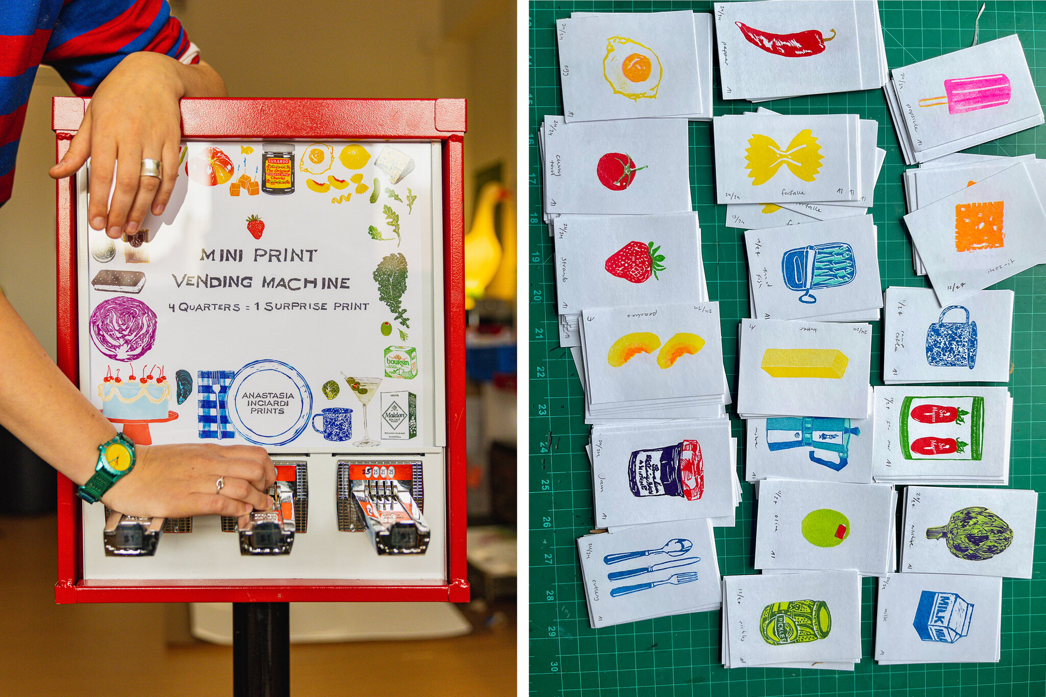 Illustrative example of inciardi vending machine