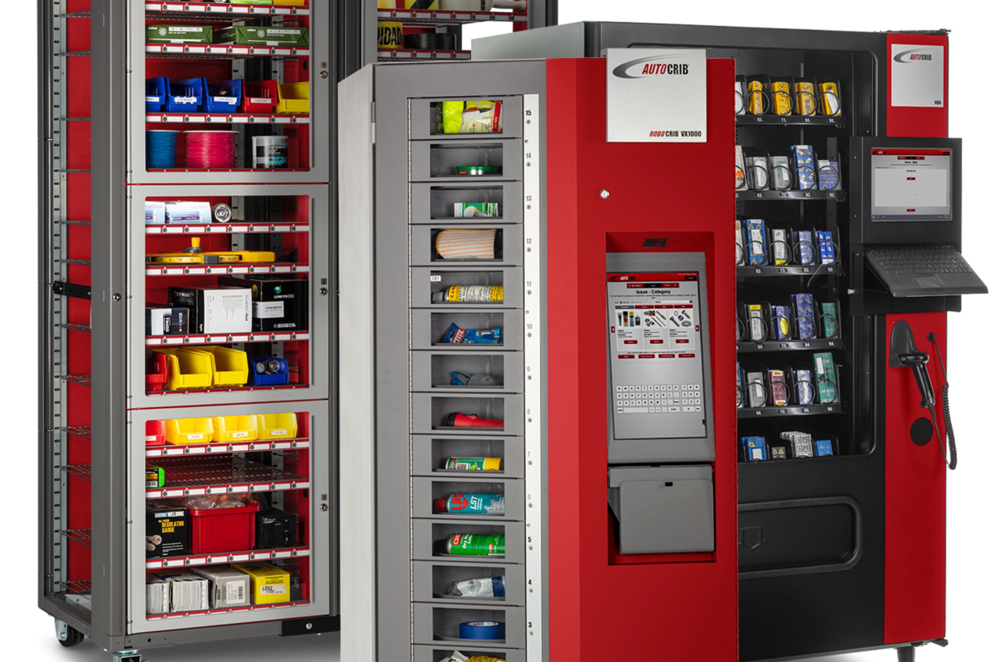 Illustrative example of industrial vending machine