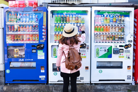 Illustrative example of japan vending machines