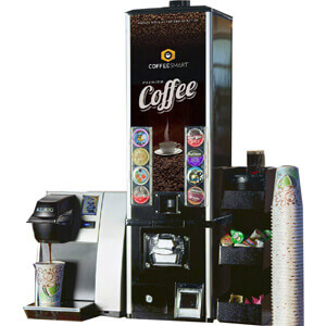 Illustrative example of keurig cup vending machine