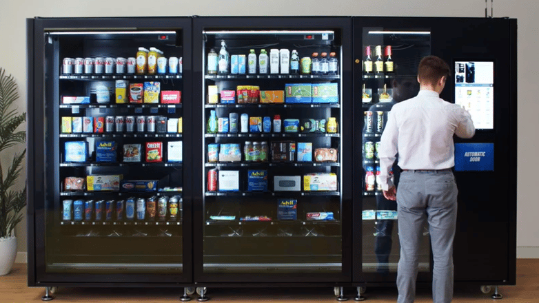 Illustrative example of large vending machine