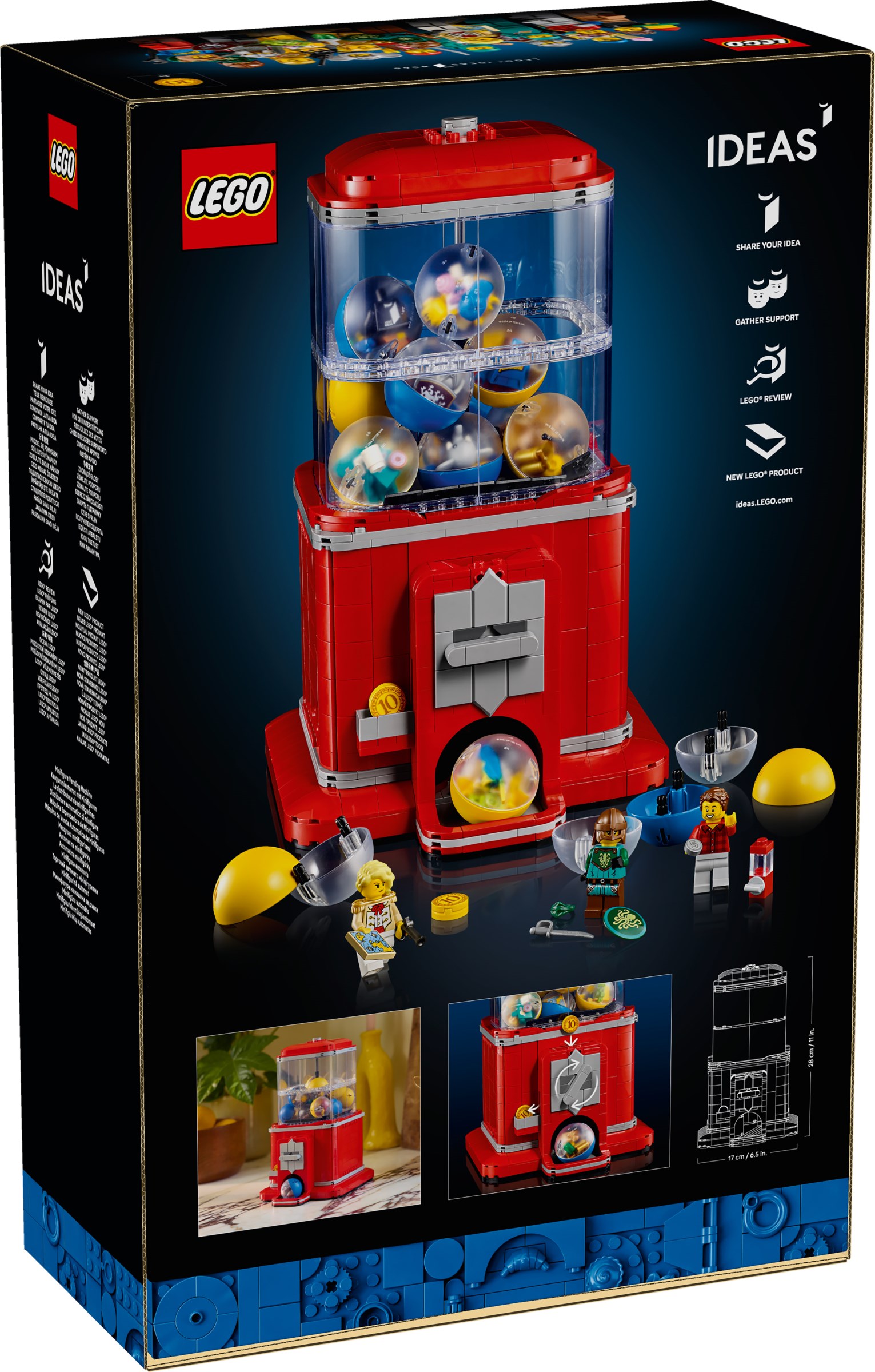 Illustrative example of lego minifigure vending machine