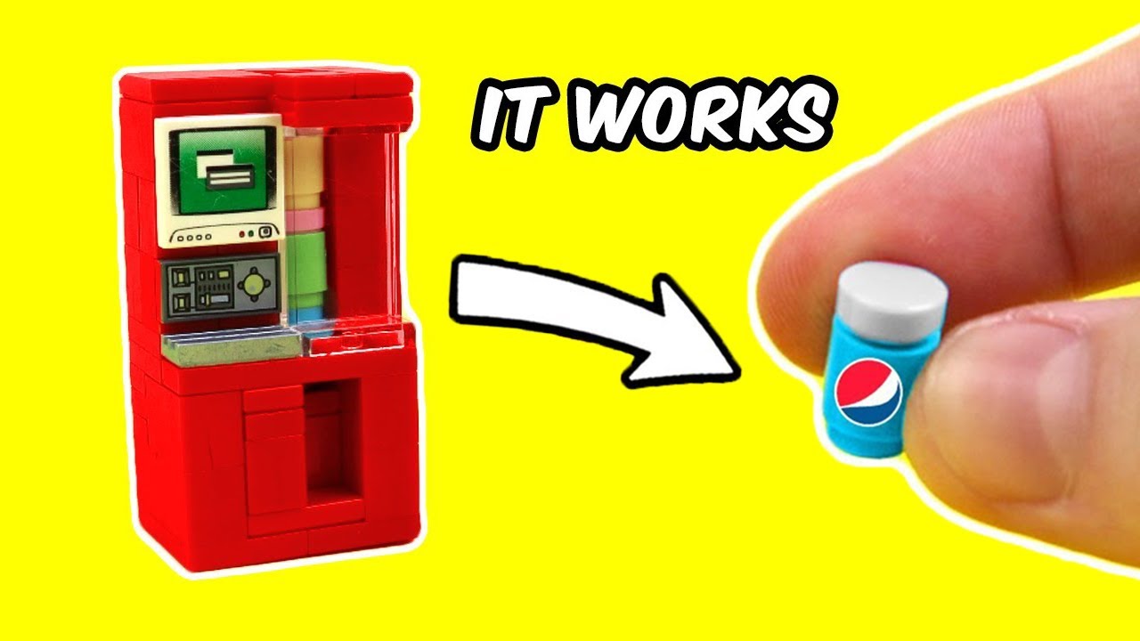 Illustrative example of lego soda vending machine