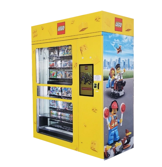 Illustrative example of lego vending machine