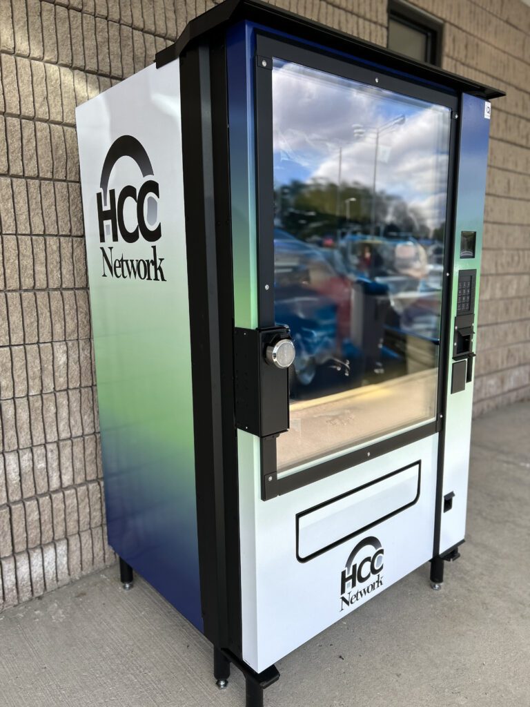 Illustrative example of longview testing services harm reduction vending machine