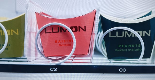 Illustrative example of lumon vending machine
