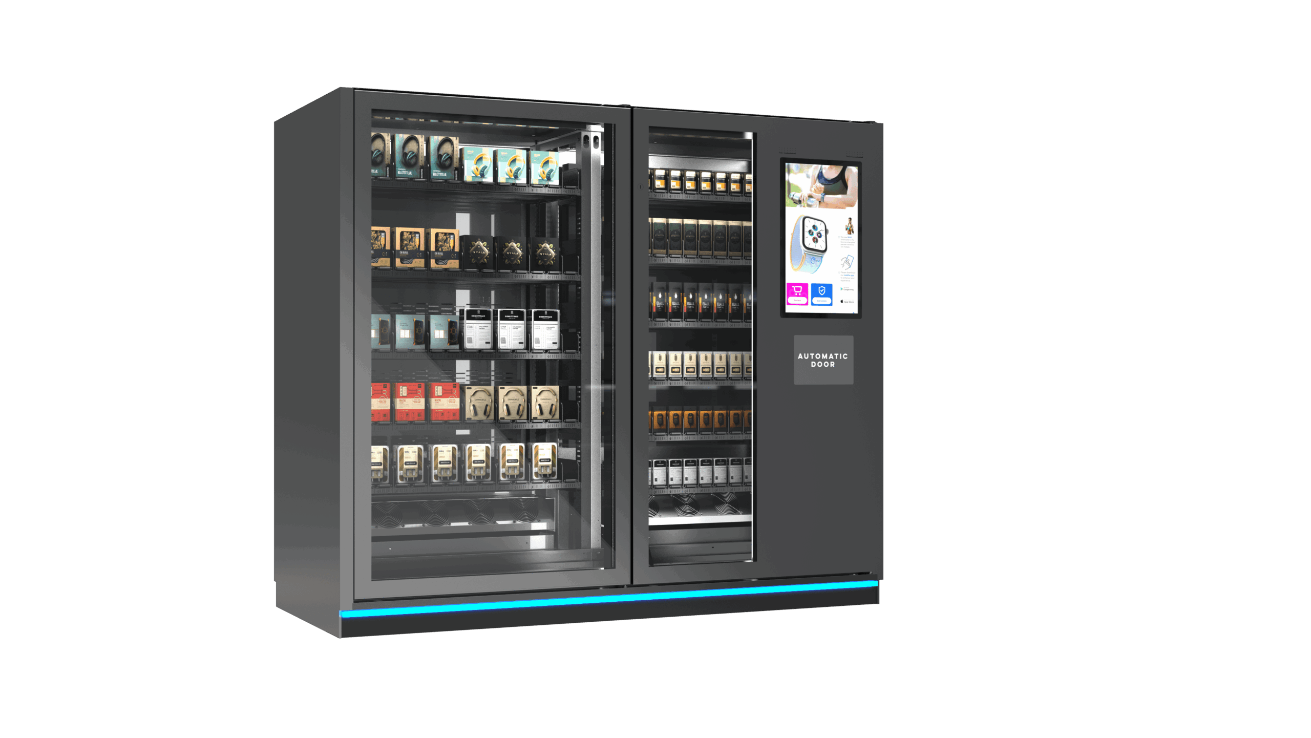 Illustrative example of luxury vending machines
