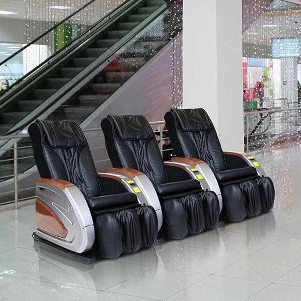Illustrative example of massage chair vending machine