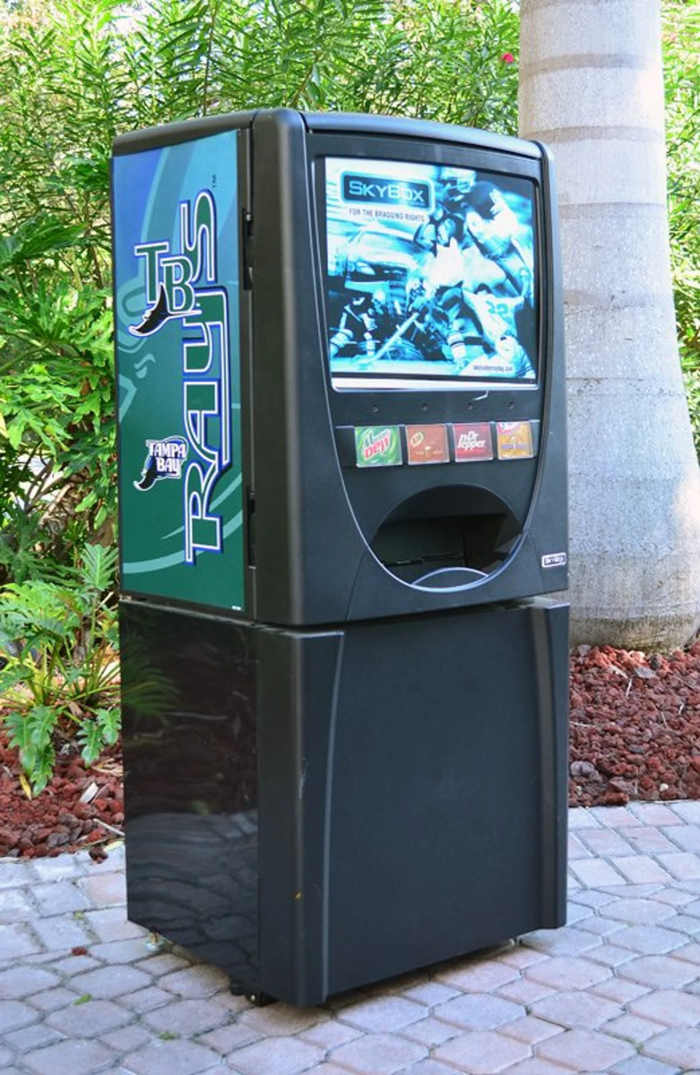 Illustrative example of maytag skybox vending machine