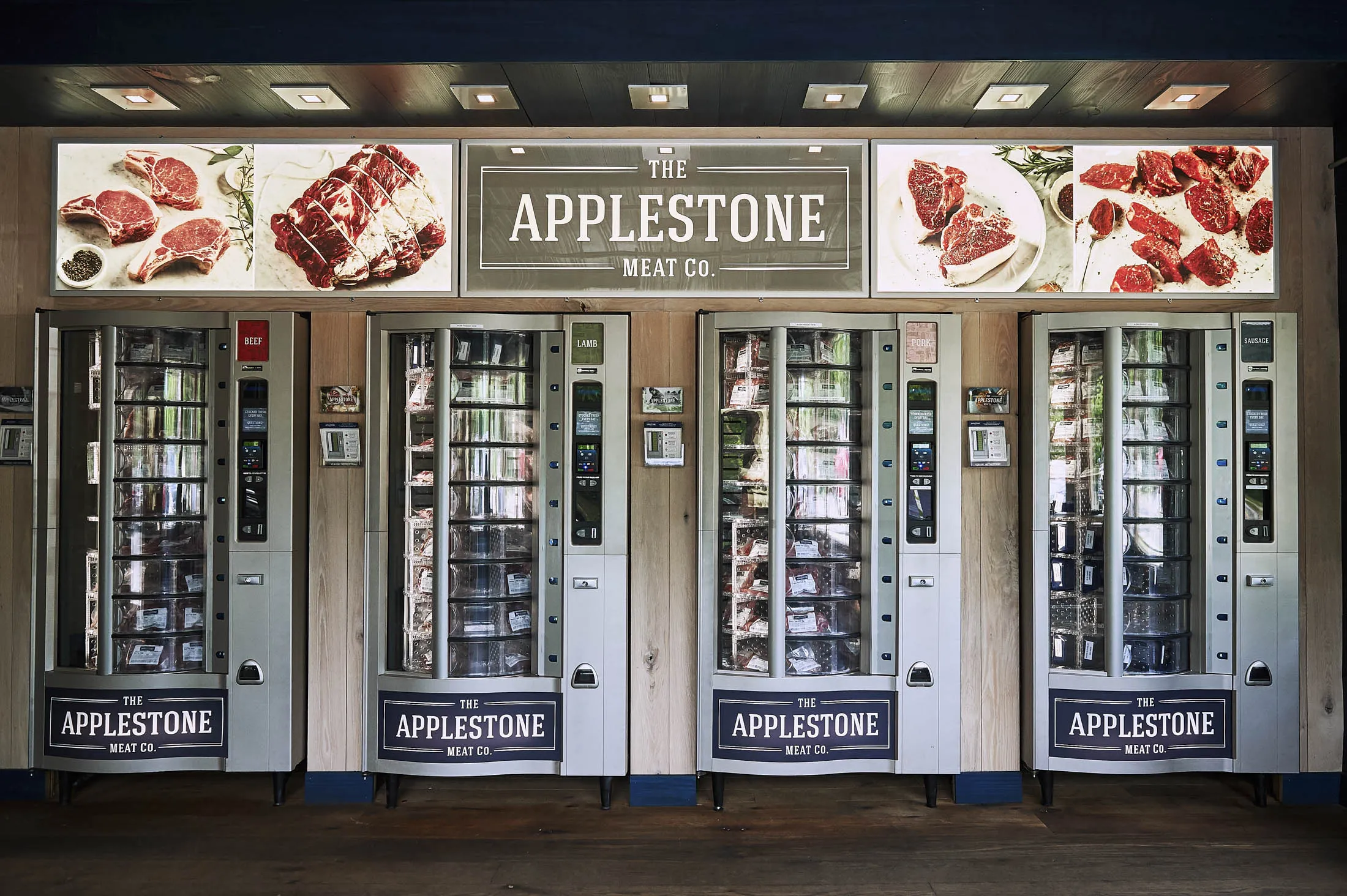 Illustrative example of meat vending machine manufacturer