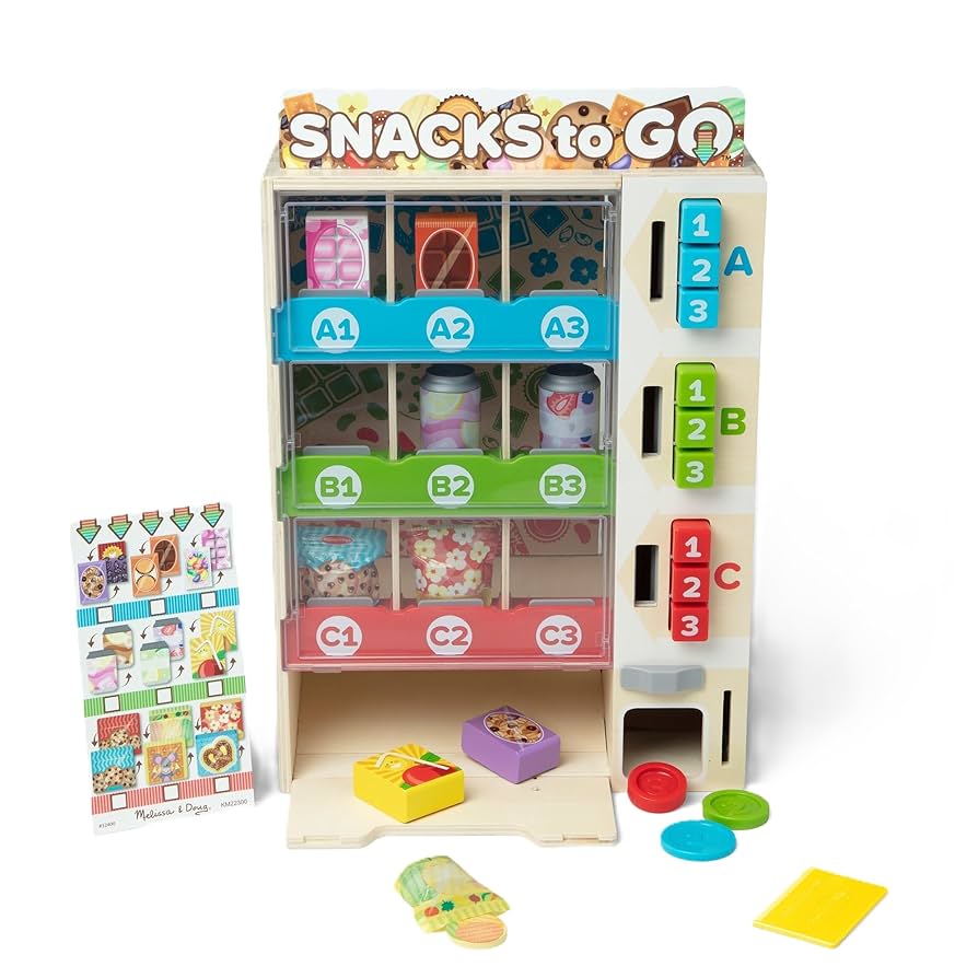Illustrative example of melissa and doug toy vending machine
