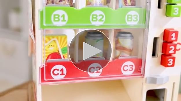 Illustrative example of melissa and doug wooden vending machine