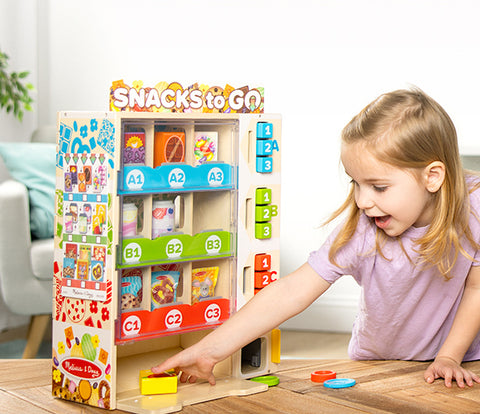 Illustrative example of melissa & doug toy vending machine